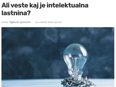 Kaj je intelektualna lastnina