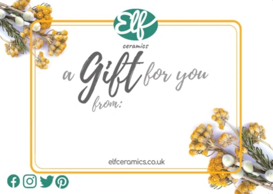 gift card for a personalised 