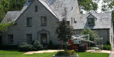  By keeping a slate roof clean, it will  last ten times longer than one that is not maintained.  