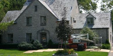  By keeping a slate roof clean, it will  last ten times longer than one that is not maintained.  