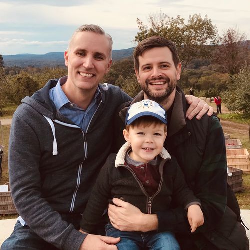 Two-dad family pursuing adoption in NY
