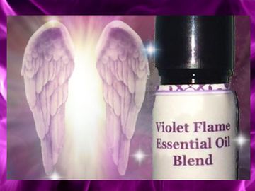 Violet Flame essential oil, angelic frequency, spiritual oil, high frequency essential oil, healing