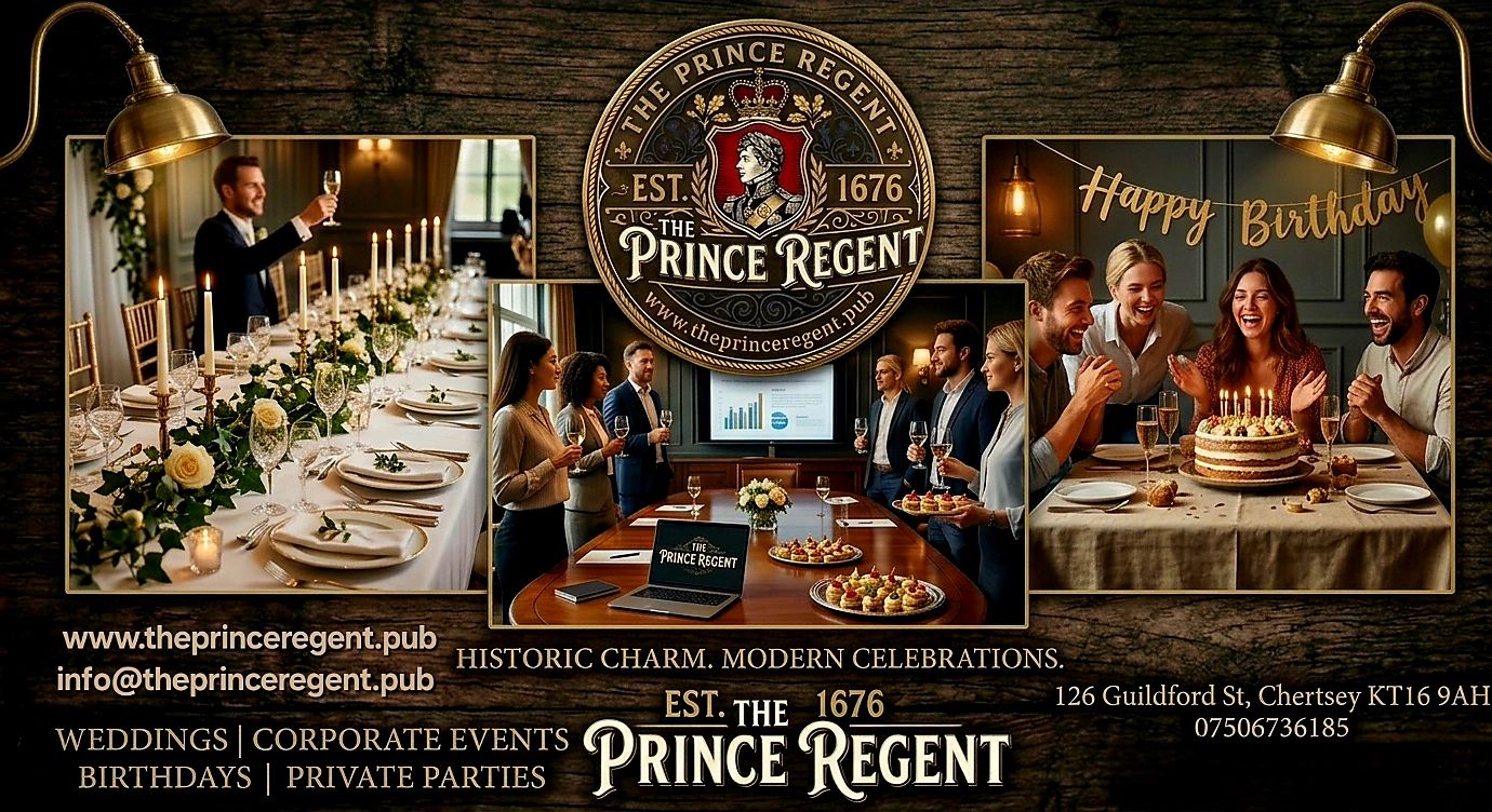 The Prince Regent Pub and Restaurant, Chertsey in Chertsey