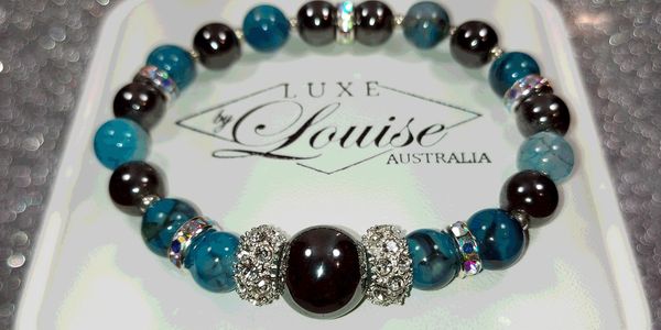 Blue dragon vein bracelet