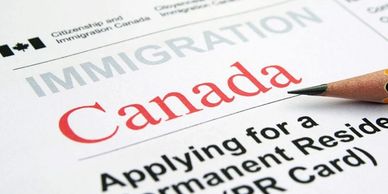 how to apply for a Canadian  permanent residence. PR card and application. Canada immigration. 