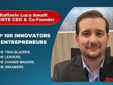Raffaele Luca Amalfi, CEO &amp; Co-Founder, recognized among top 100 innovators and entrepreneurs.