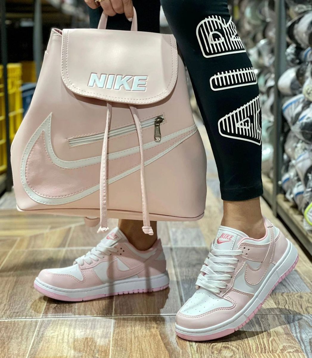 SB Handbag & Shoe Set (Size: 6, Color: Pink)
