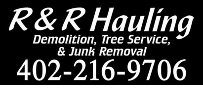 R & R HAULING

Text
4022169706
for immediate service
