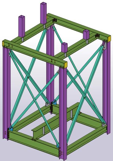 Conveyor Support Tower