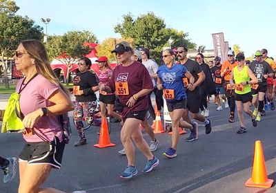 5K and 10K road runs start, 2024 Pumpkinman Runs, the official events of the Nevada Senior Games