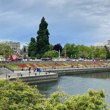 Inner Harbour of City of Victora British Columbia