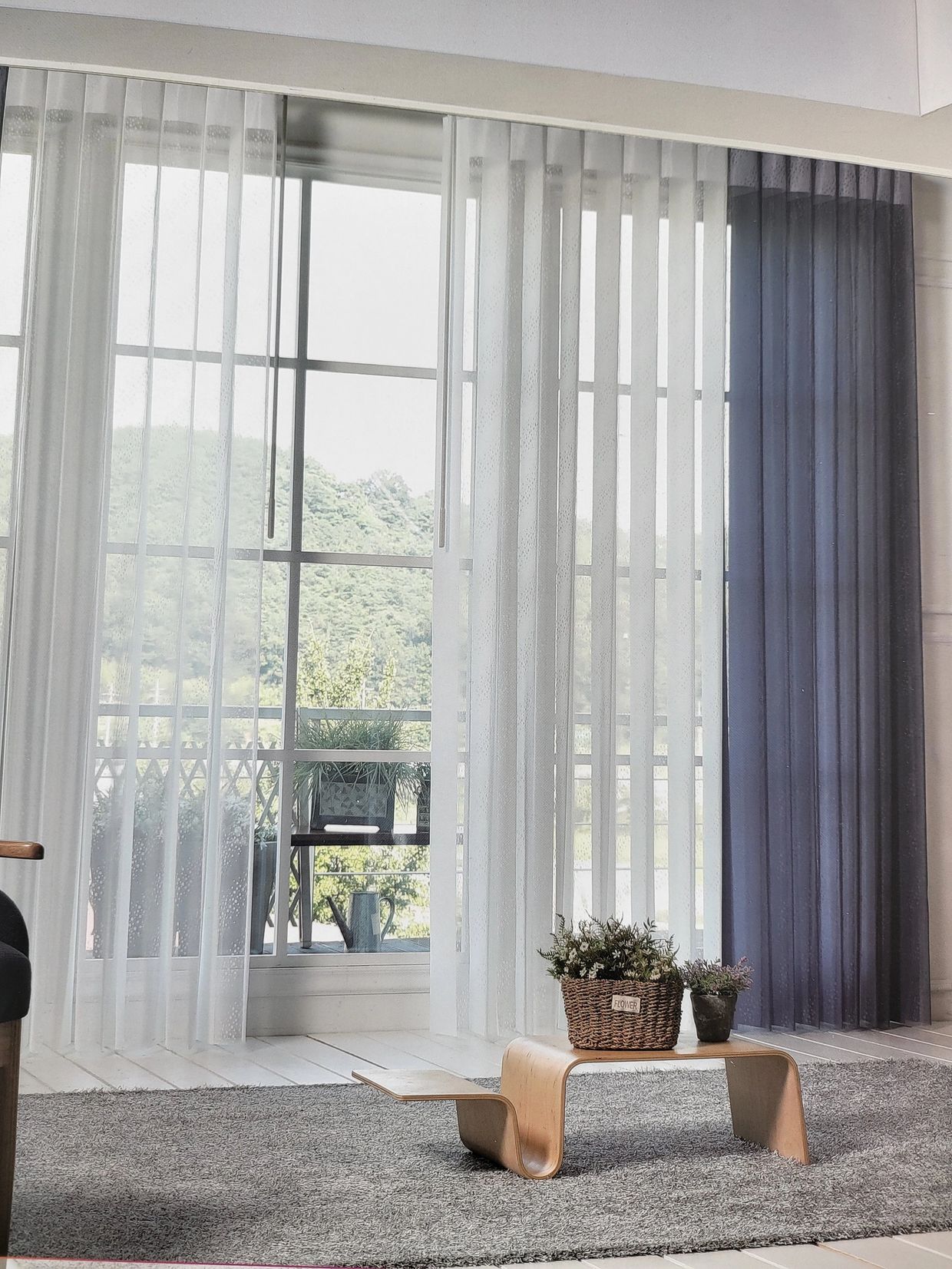 Modern patio curtains