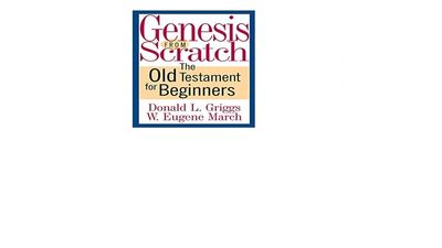 Book cover of 'Genesis from Scratch: The Old Testament for Beginners'.