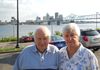 My parents, Bob and Barb vonAllmen down by the Ohio in Jeffersonville