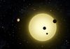 The KEPLER-11 Star System - 2000 Light Years away!