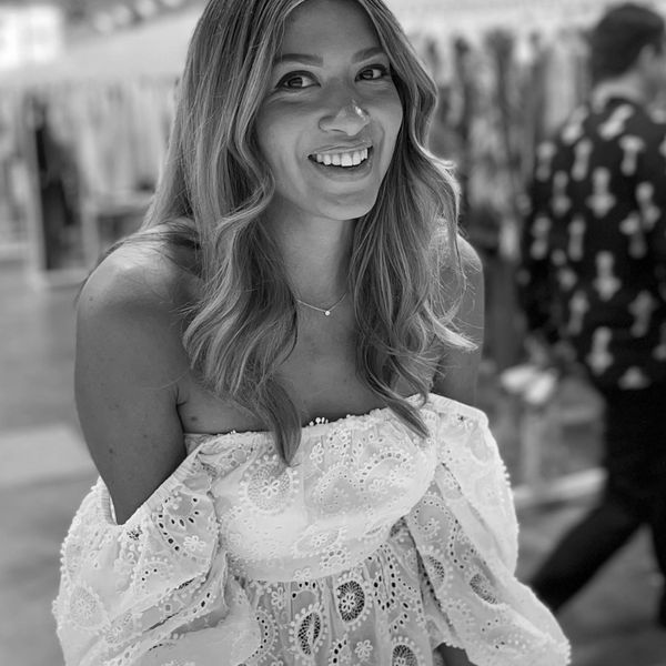 Woman smiling