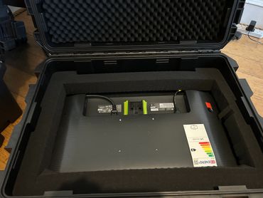 Screens safely stored