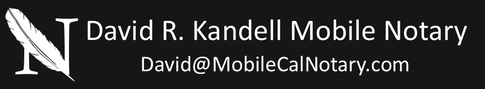      David R. Kandell
Mobile Notary public
