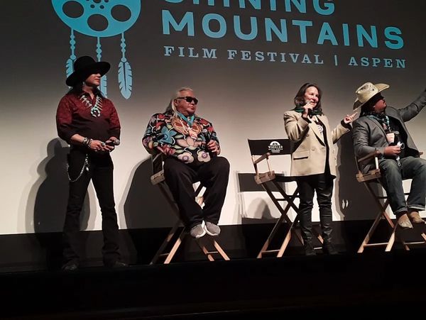 L to R: Rodrigo Tactaquin, Presley LaFountain, Lisa Gerstner, Dante Biss-Grayson. Aspen, CO. 2021.