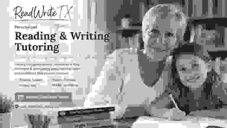 Warm reading tutor and smiling student building skills, confidence, and success.