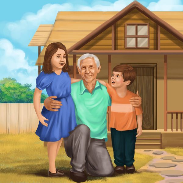 Children's book for 9-12-year-olds to deal with grandparents having Alzheimer's. 