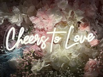 Cheers to Love neon sign