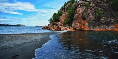 Black Beach is Minnesota’s most captivating natural attractions on scenic  Shore of Lake Superior. 