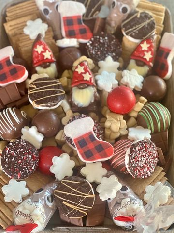 Holiday Sweet Grazing Board, Holiday Gift Board