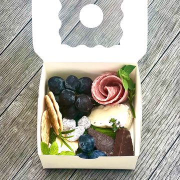 mini snack charcuterie box