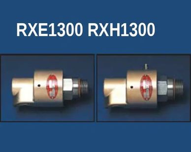 Two metallic components labeled RXE1300 and RXH1300 side by side.