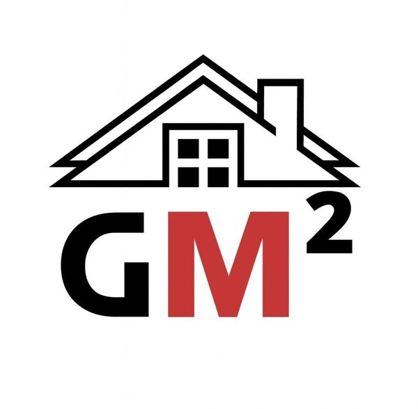 Logo with a house outline and text 