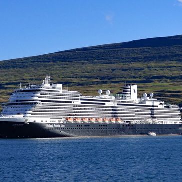 Cruise  line off European coast