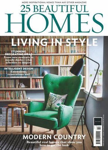 25 Beautiful Homes, February 2021, house projects, Jane Crittenden, homes and interiors journalist