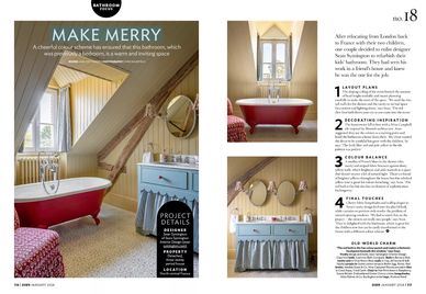 25 Beautiful Homes January 2026, interiors journalist, romance books, red bath, Sean Symington