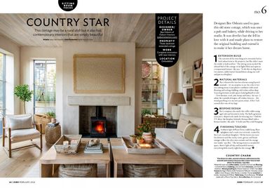 Bee Osborn Interiors, house inspiration, 25 Beautiful Homes writer, Crittenden, country living room