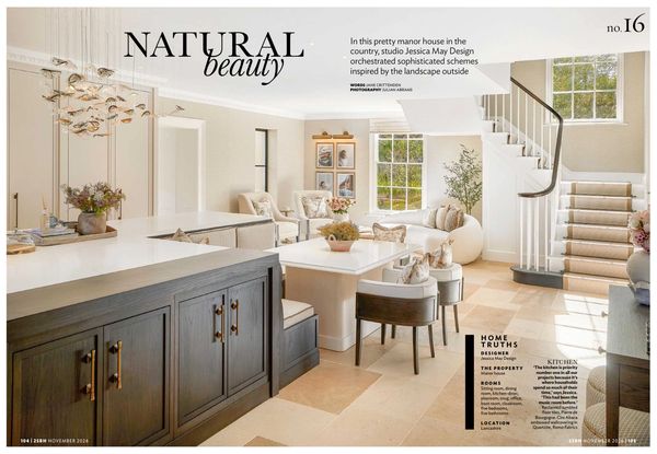 Homes and interiors magazine, Jessica Sand Interiors, Jane Crittenden writer, interior design projec