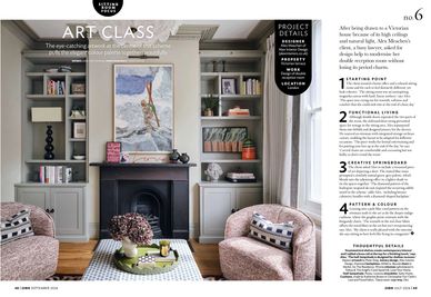 25 Beautiful Homes September 2026, Jane Crittenden journalist, Alex Meachen Interiors sitting room