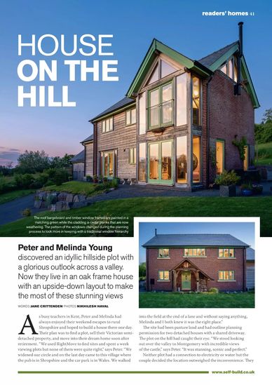 Build It magazine November 2025, self-build, Welsh Oak Frame, oak frame house, Wales self build