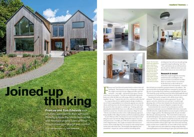 Build It magazine, November 2021, self build, architect design, wood cladding, timber frame house