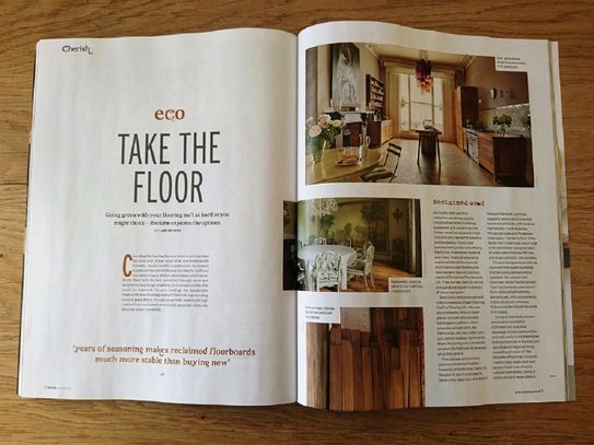 Reclaim magazine, January 2019, eco floors, eco interiors, sustainable home, flooring, floors,  