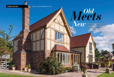 A traditional self-build home with modern extensions.