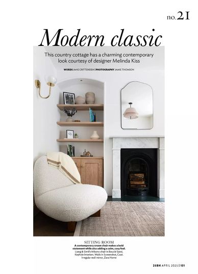 25 Beautiful Homes April 2025, interiors magazine, Keyhole Interiors, Melinda Kiss,  Cumbria cottage