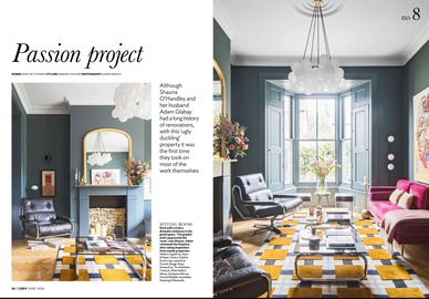 East London renovation, bold colour, article by Jane Crittenden, 25 Beautiful Homes June 2026