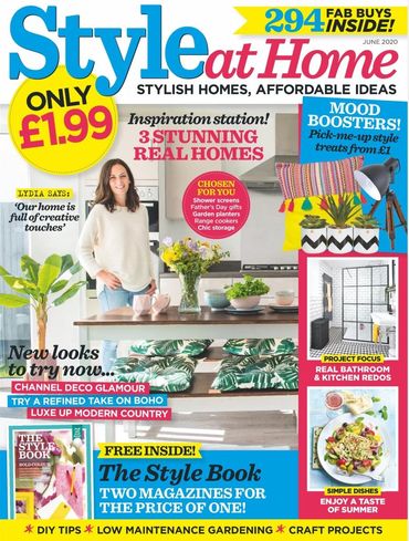 Style at Home magazine, June 2020, house projects, Jane Crittenden, homes and interiors journalist