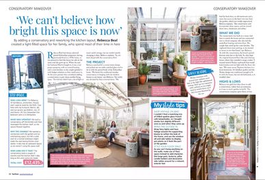 Conservatory makeover, Your Home July 2024, @rebeccca_anchorban_house, Jane Crittenden writer