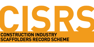 Logo for Construction Industry Scaffolders Record Scheme (CISRS).