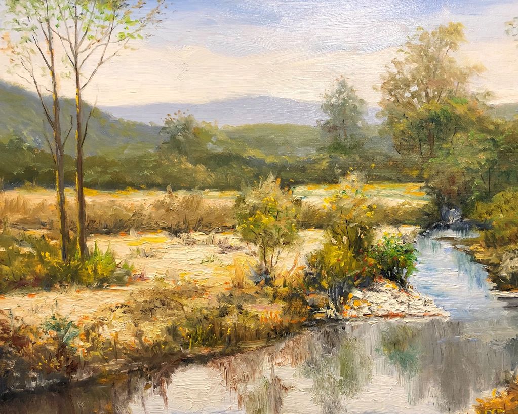 Shenandoah Vally Stream
18X24
Oil on canvas
