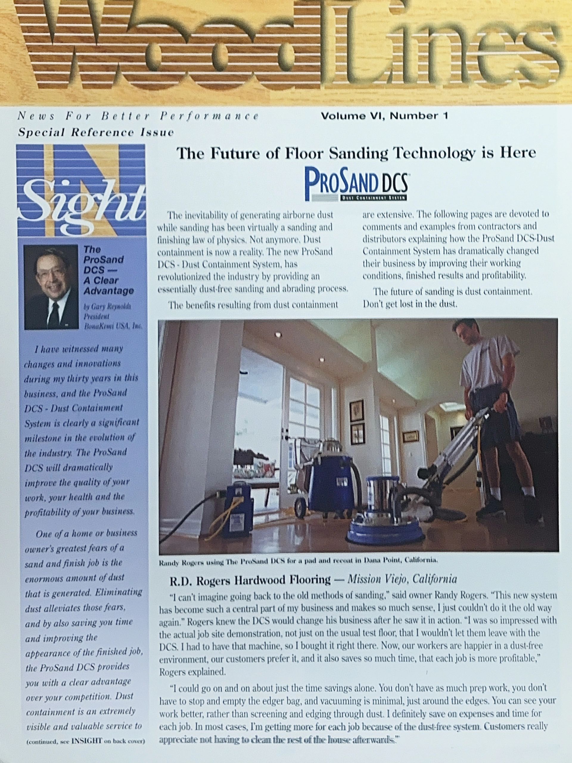 Bona Woodlines new's letter