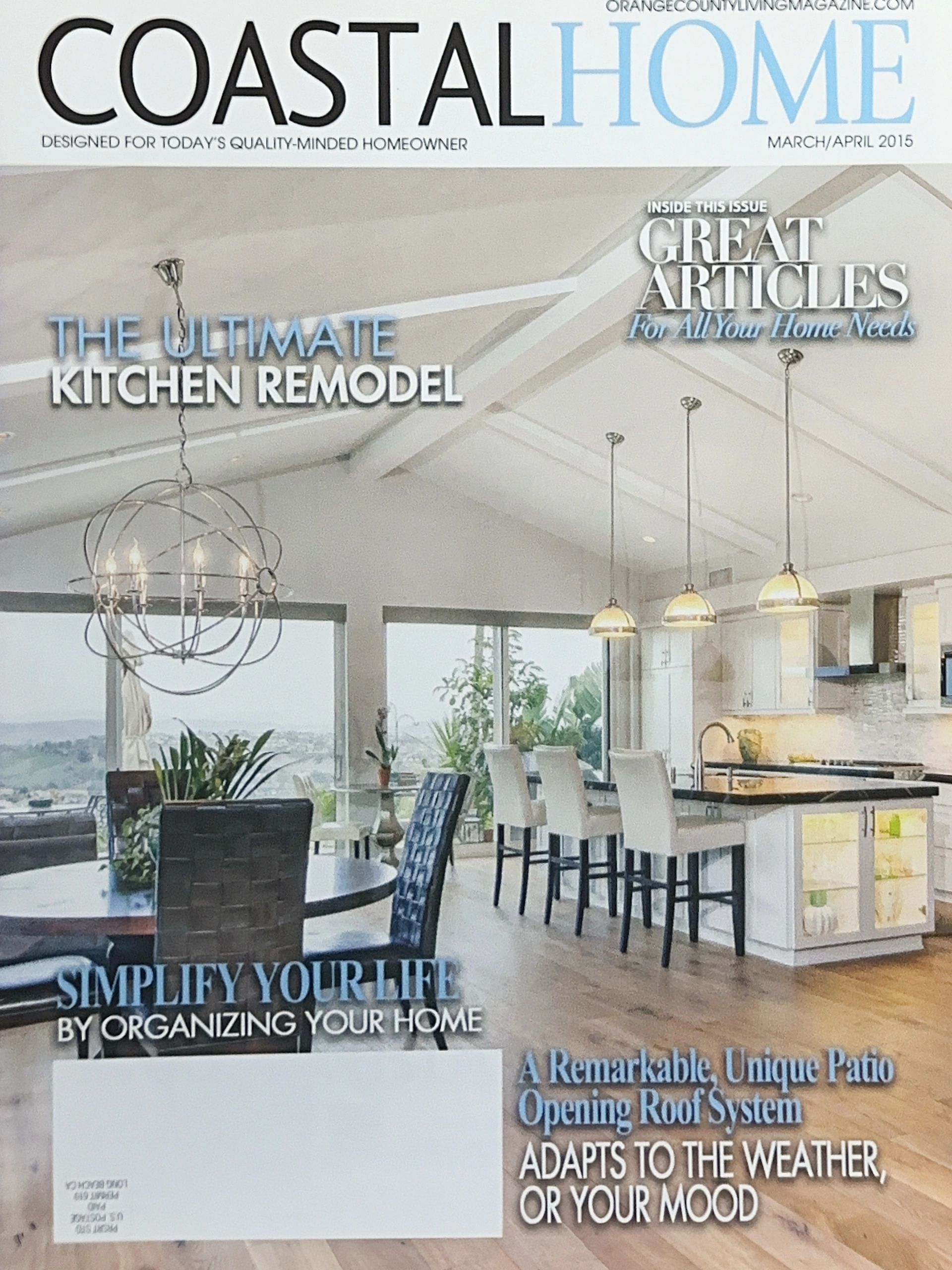 Coastal Home magazine in Laguna Beach, CA