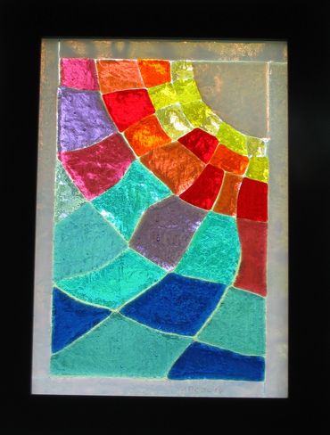 kiln-formed glass panel